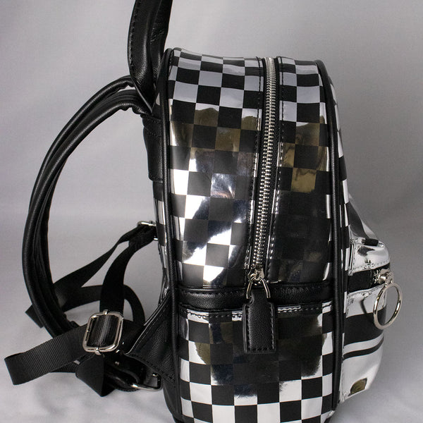 checker leather backpack Checkered Mini Backpack