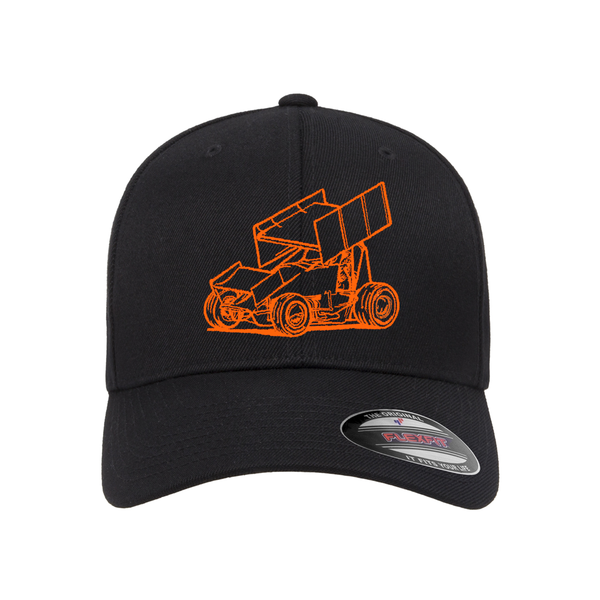 Sprint Adult Flexfit Hats Fearless Race Wear