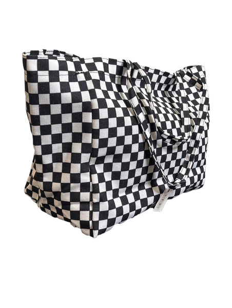 Nima Checkered Shoulder Bag