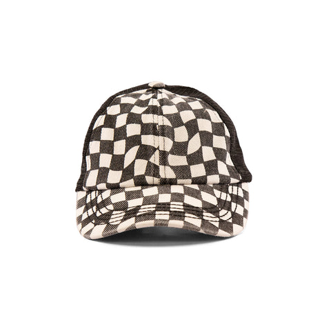 Checkered Flag Trucker Hat