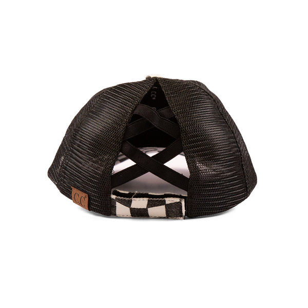 Checkered Flag Trucker Hat
