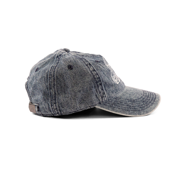 Denim Sprint Car Dad Hat