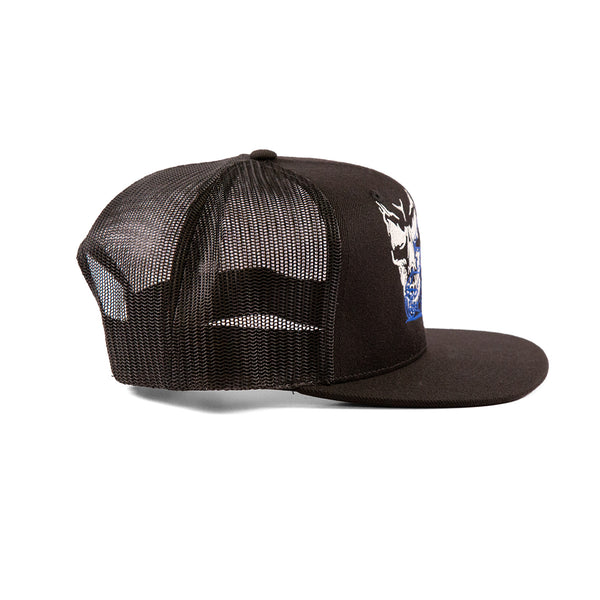 Skull Sprint Car Trucker Hat