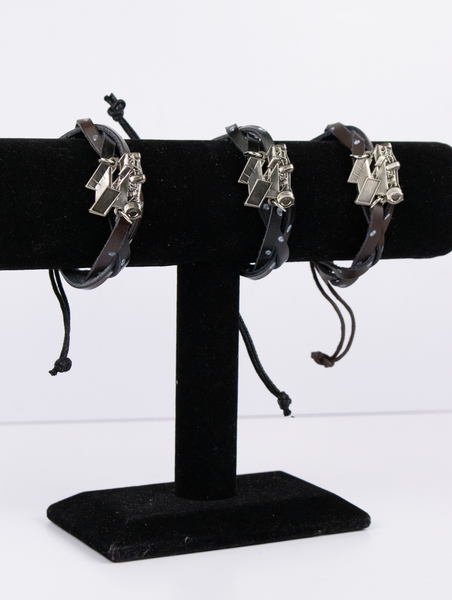 Dotted Lane Wrap Bracelet