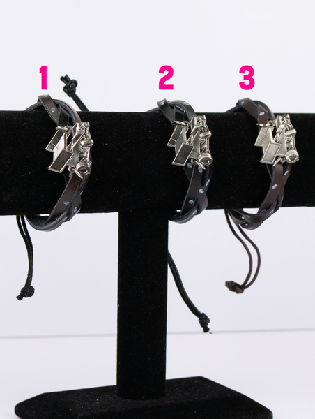 Dotted Lane Wrap Bracelet