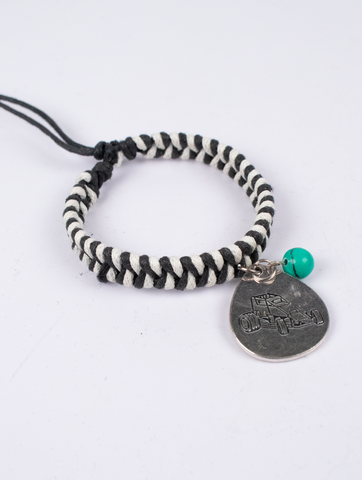 Race Fan Cord Charm Bracelets