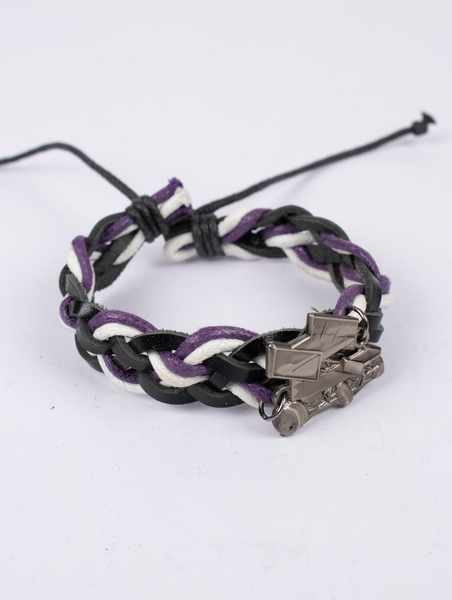 Sprint Leather and Cord Braided Bracelet