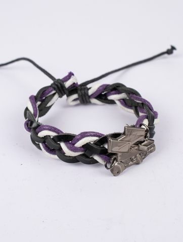 Sprint Leather and Cord Braided Bracelet