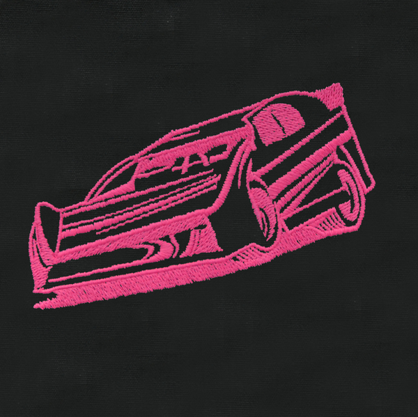 Dirt Track Life Embroidered Youth Fleece Jacket - Black or Pink - Choose your Car!