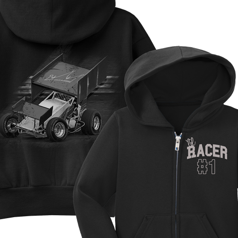 'Lil Racer Sprint, Modified or Late Model Youth Zip-Up Hoody