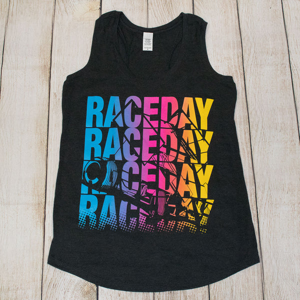 It's Raceday Sprint Car T's & Tanks in Gradient & Silver