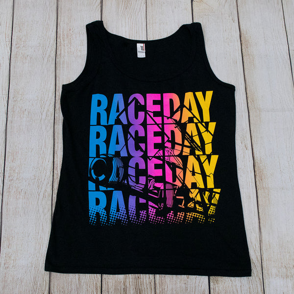 It's Raceday Sprint Car T's & Tanks in Gradient & Silver
