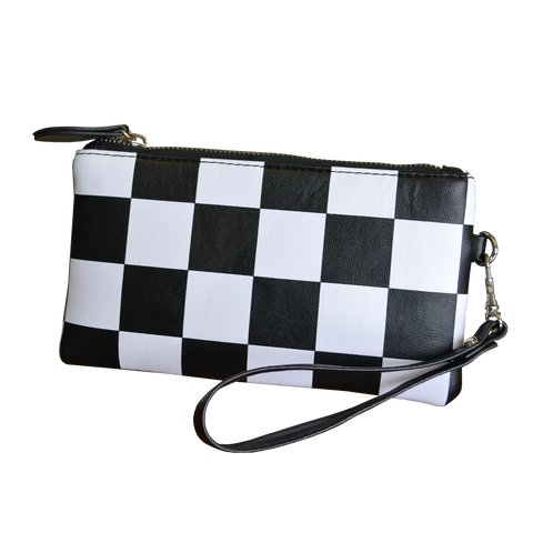 Checkered Clutch Bags