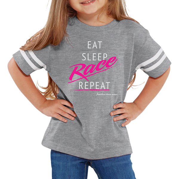 Eat, Sleep, Race, Repeat Toddler & Youth Tees