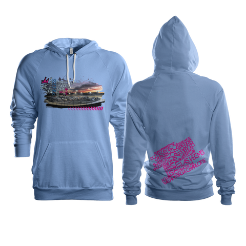 PRW Eldora Unisex Hoody: Black, Light Blue or Charcoal Gray