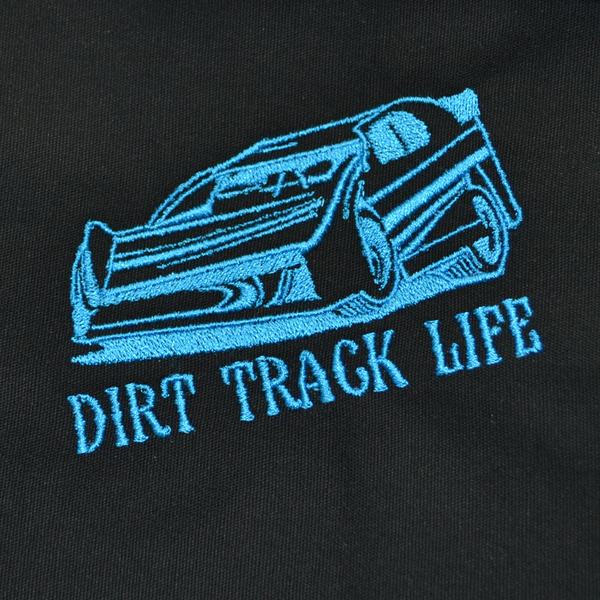 Dirt Track Life Embroidered Ladies Fleece Jacket: XS - 4XL - Choose your Car!