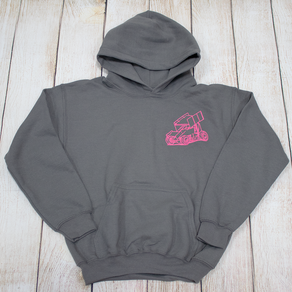 Embroidered Youth Sprint Car Hoody
