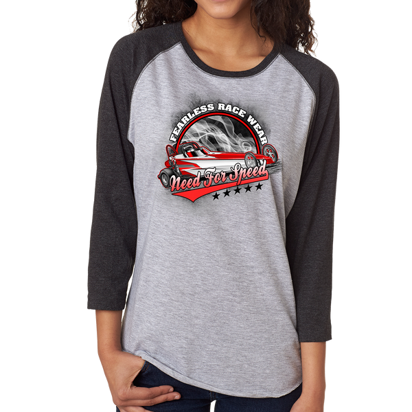Fearless Race Wear Dragster Ball T's - Red Print