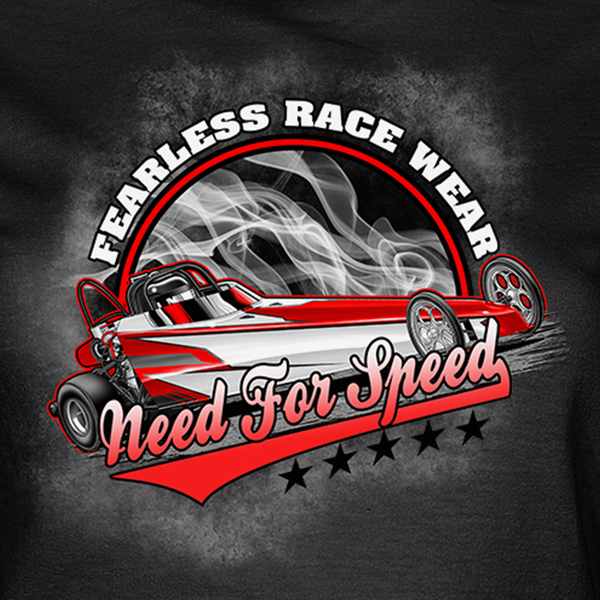 Fearless Race Wear Dragster T's- Red Print