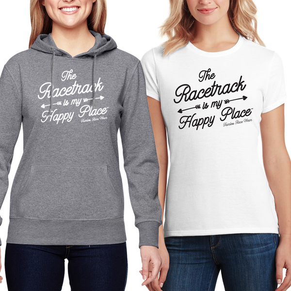 The Racetrack is my Happy Place™ - Hoodies & T's