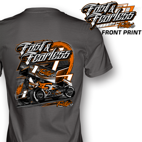 Fast & Fearless Sprint - Orange Print