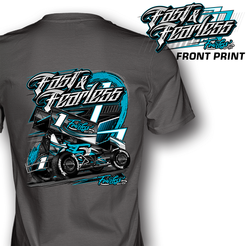 Fast & Fearless Sprint - Teal Print
