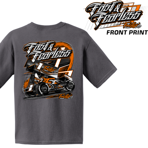 Fast & Fearless Sprint Youth - Orange Print