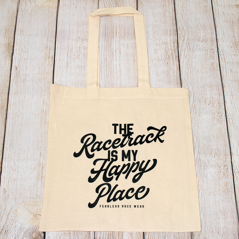 The Racetrack is my Happy Place™ Tote