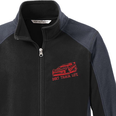 Dirt Track Life Embroidered Unisex Fleece Jacket: XS - 4XL - Choose your Car!