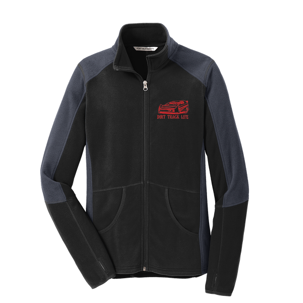 Dirt Track Life Embroidered Unisex Fleece Jacket: XS - 4XL - Choose your Car!