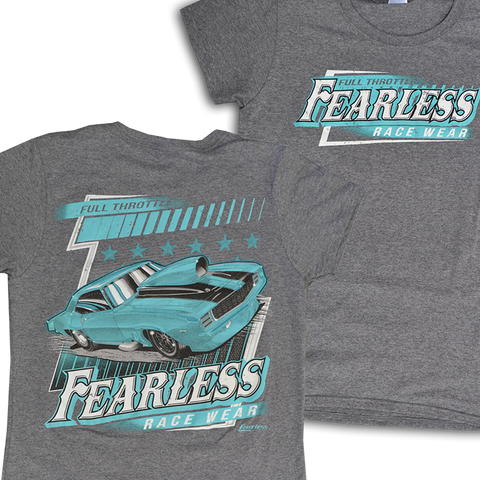 Pro Mod Camaro Ladies T's - Aqua Print