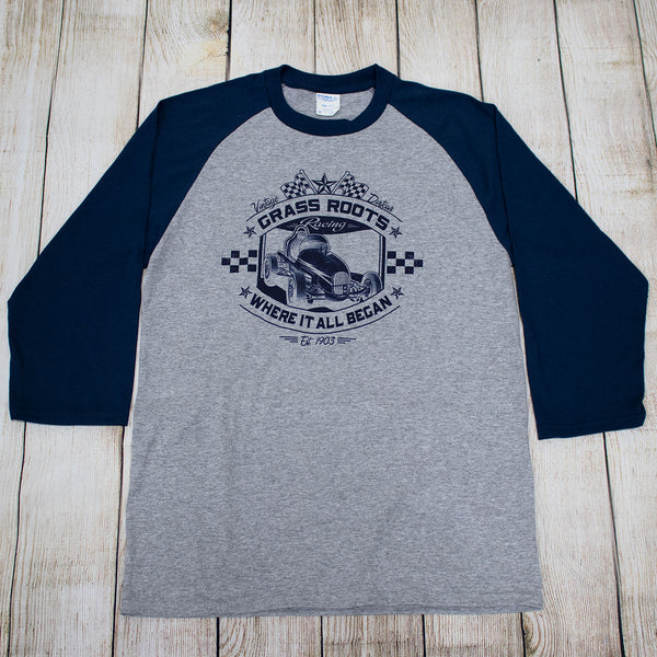 Grass Roots Vintage Sprint Car T's, Tanks & Hoodies - Lt Blue, Lt Purple or Navy prints