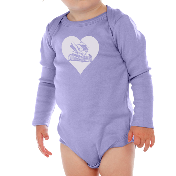 I Love Sprint Cars Infant Onesies with & w/o Tutu