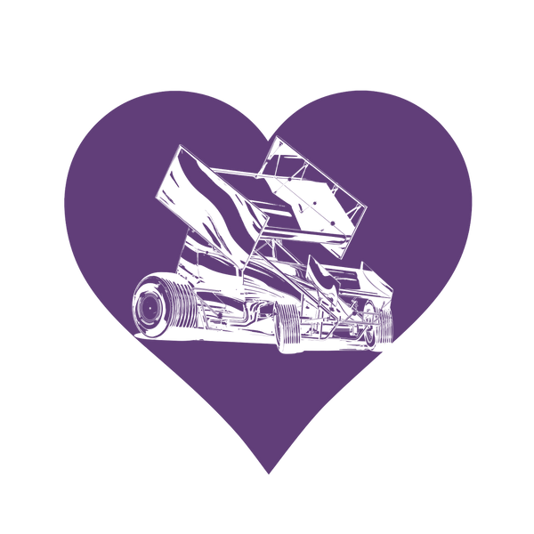 I Love Sprint Cars Girls Long and Short Sleeve T