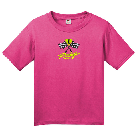 I Love Racing Embroidered Youth Tees & Zip-ups
