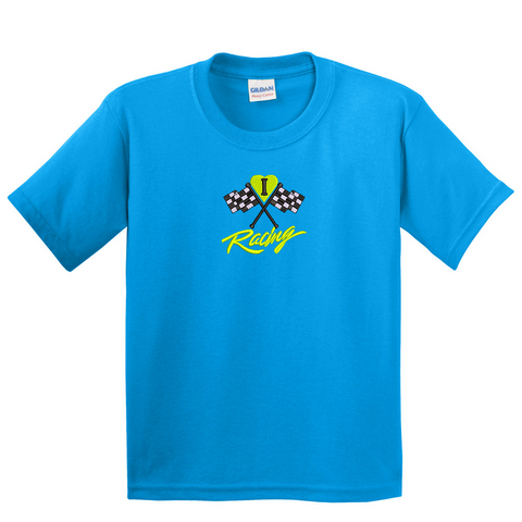I Love Racing Embroidered Youth Tees & Zip-ups
