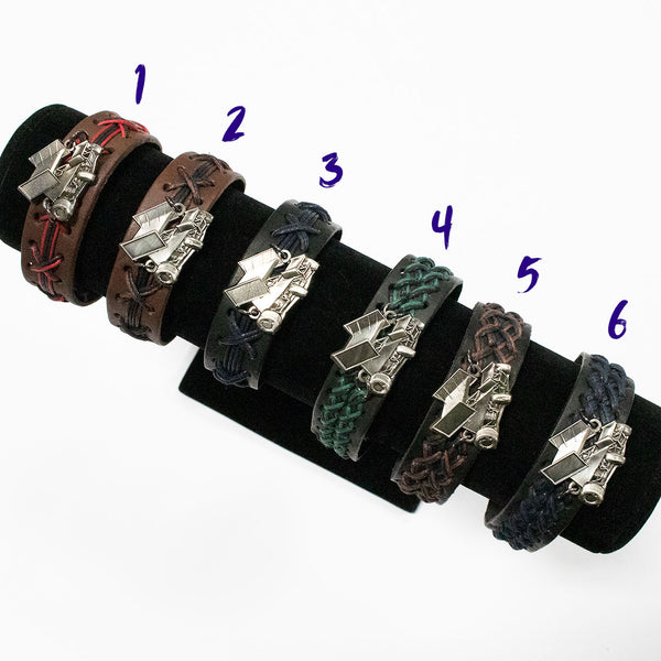 Sprint Leather Cuff with Snap