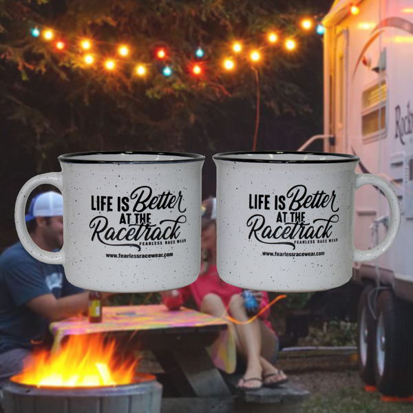 Life is Better at the Racetrack Coffee Mug