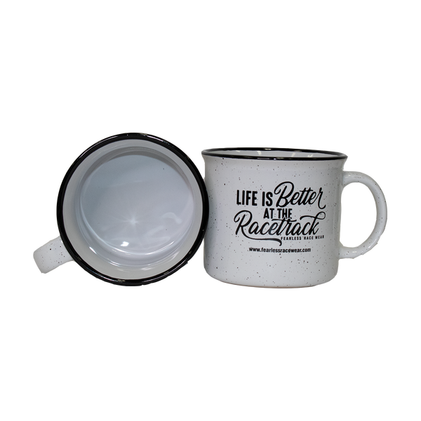Life is Better at the Racetrack Coffee Mug