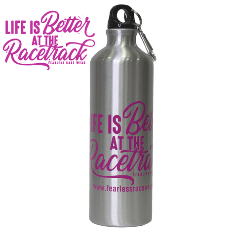Life is Better at the Racetrack Water Bottle