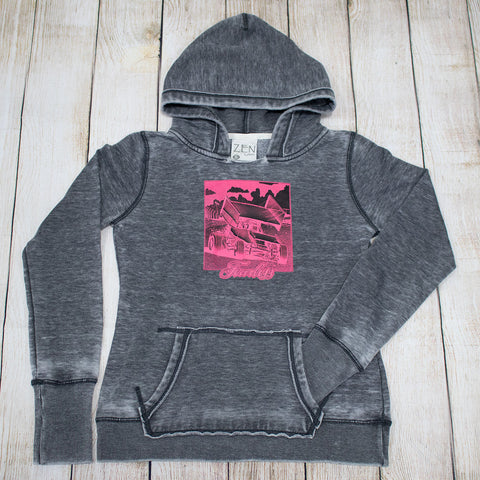 Monochrome Sprint Hoodys & Tee's - Pink Print