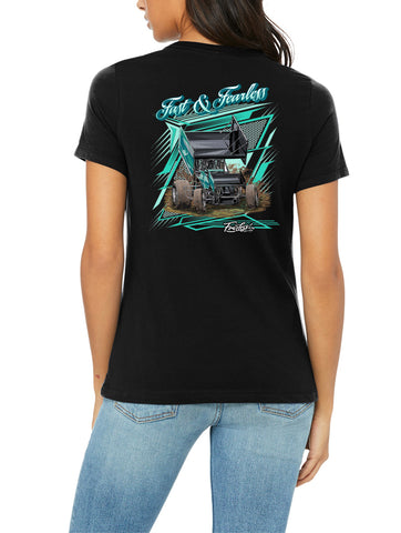 Fearless Teal Sprint Car Tee