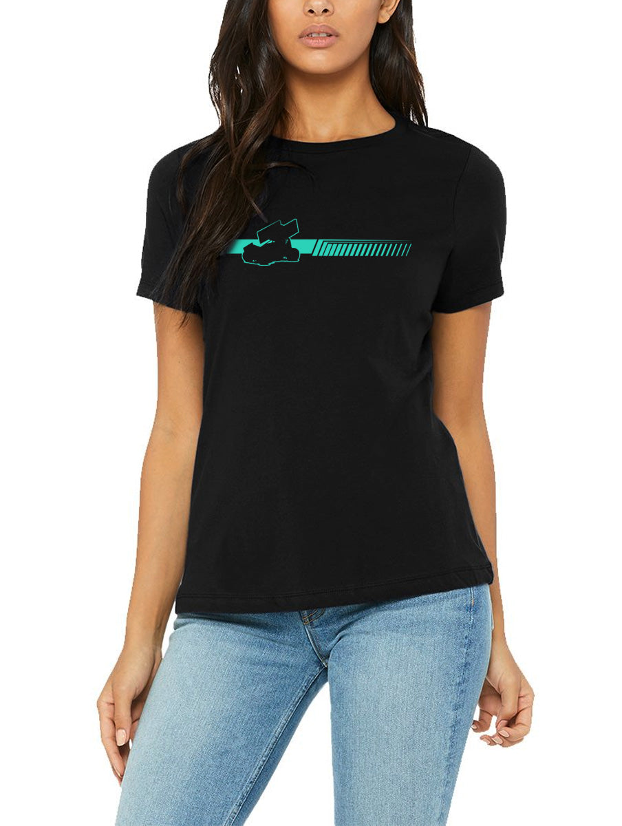 Fearless Teal Sprint Car Tee | Fearless Race Wear