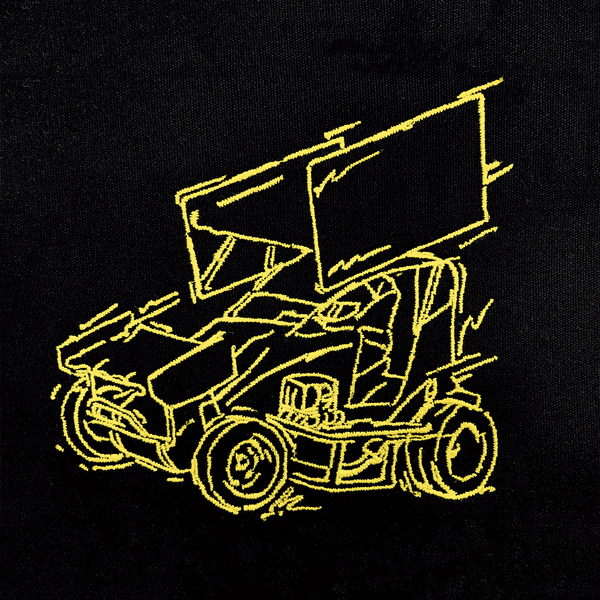 Ragged Car Embroidered Backpacks Series #2