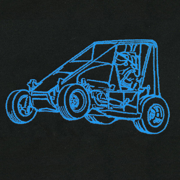 Dirt Track Life Embroidered Unisex Fleece Jacket: XS - 4XL - Choose your Car!