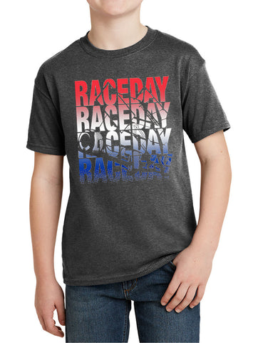 Youth Sprint Car Raceday Gradient Tee