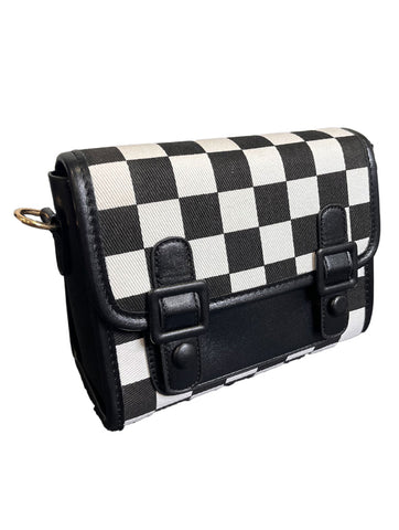 Nima Checkered Shoulder Bag