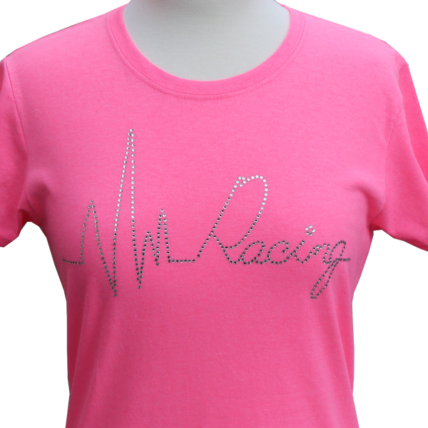 Heartbeat of Racing Rhinestone Tees & Crew Neck Sweatshirts