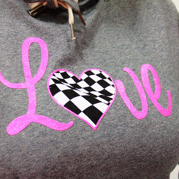 Love Checkered Heart