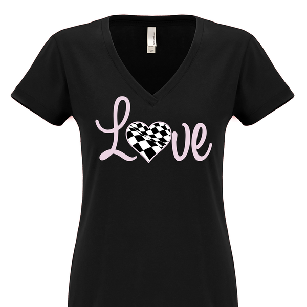 Love Checkered Heart